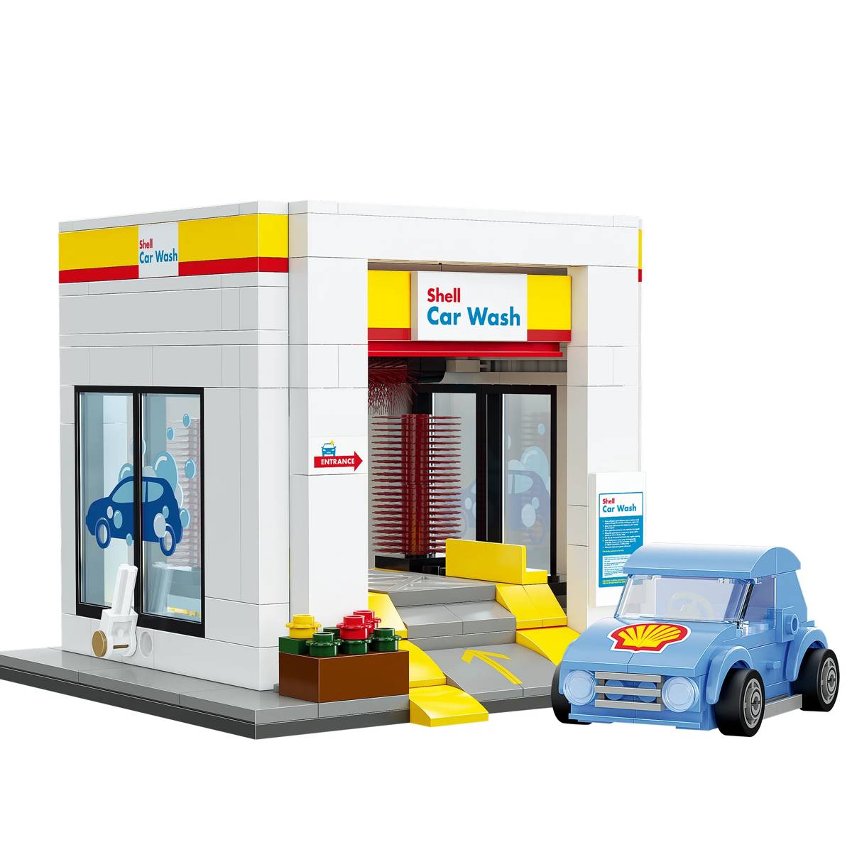 CaDA Shell Car Wash • Set C66030W • SetDB • Merlins Bricks