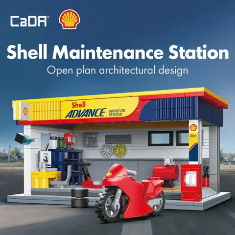 CaDA Shell Retail Station • Set C66028W • SetDB
