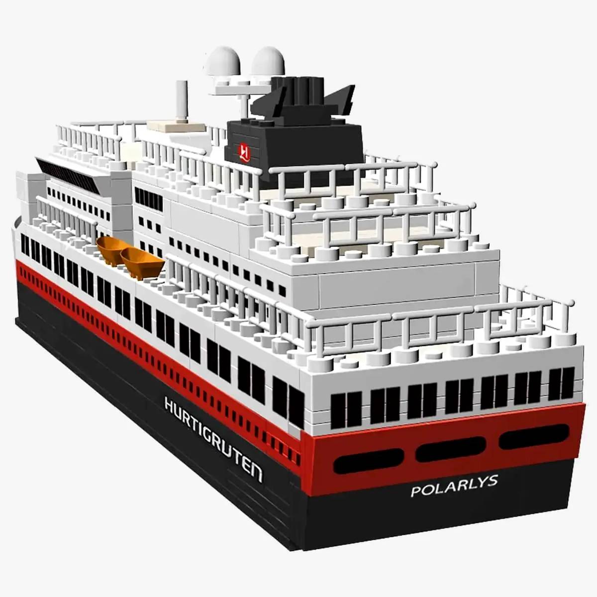 Navire côtier Hurtigruten 8 en 1 - Version exclusive (COBI-1333) — Prix et comparaison | Brick Broker