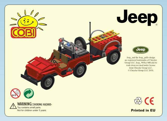 Willys MB Brigade de pompiers (COBI-1431) — Prix et comparaison | Brick Broker