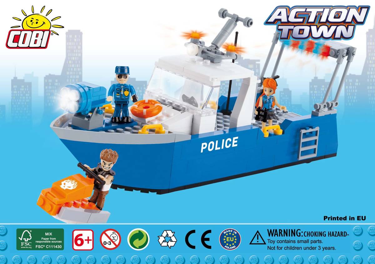Bateau de patrouille de police (COBI-1577) — Prix et comparaison | Brick Broker