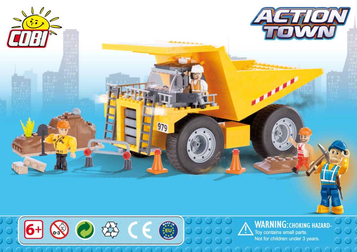 Grand Camion Benne - Action Town (COBI-1665) — Prix et comparaison | Brick Broker