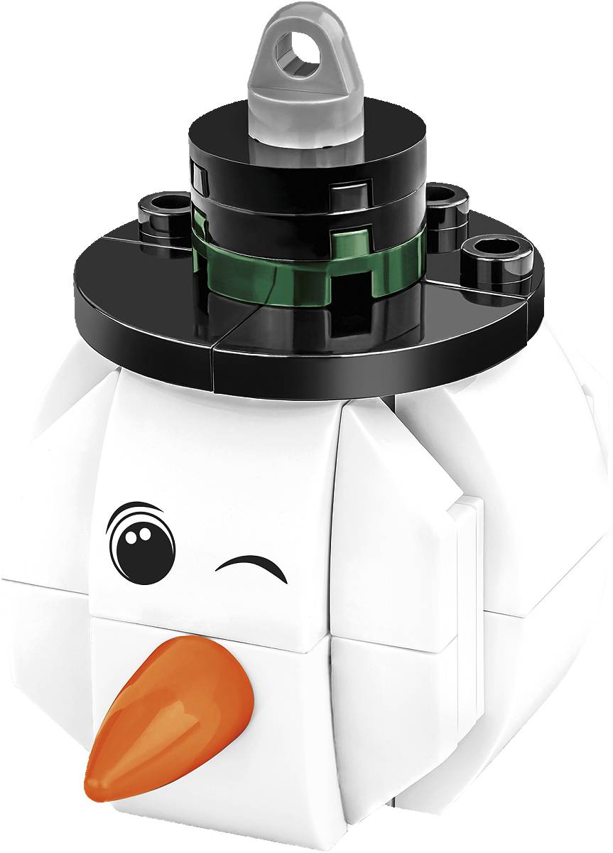 Décorations de sapin de Noël - Bonhomme de neige (COBI-20012) — Prix et comparaison | Brick Broker