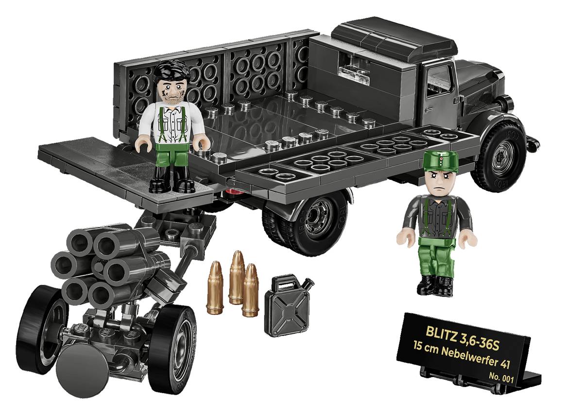 ドイツ連邦軍 ゥレプ製lindnerhof マルチキャリバー 3個セット Cobi Blitz 3,6-36S Nebelwerfer 41 Limited Edition • Set 2258