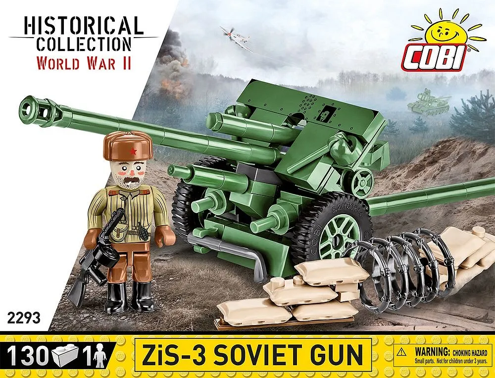 Cobi ZiS-3 76 mm Divisional Gun M1942 • Set 2293 • SetDB
