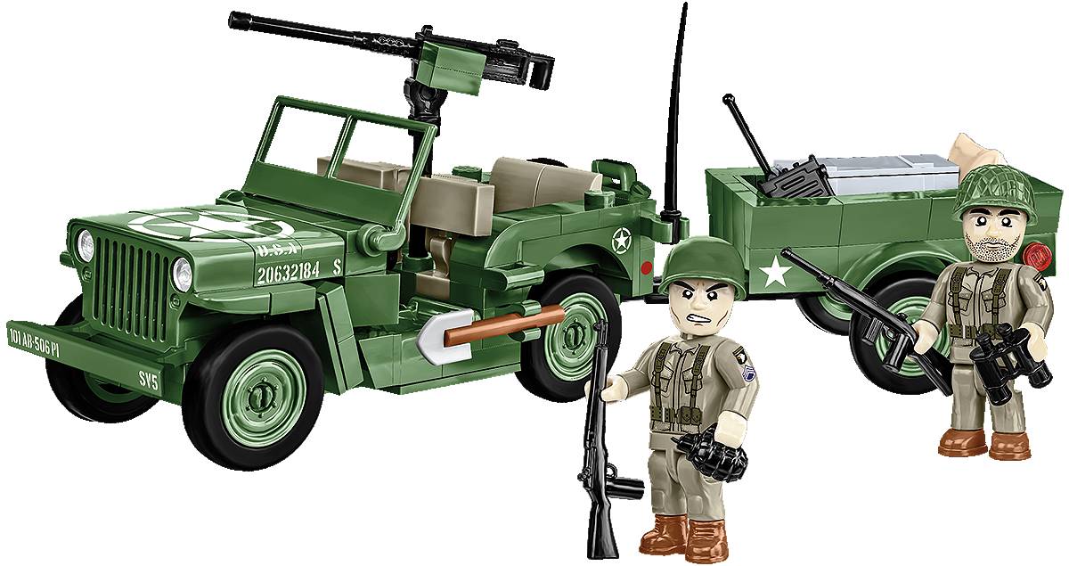Willys MB & Trailer (COBI-2297) — Prix et comparaison | Brick Broker