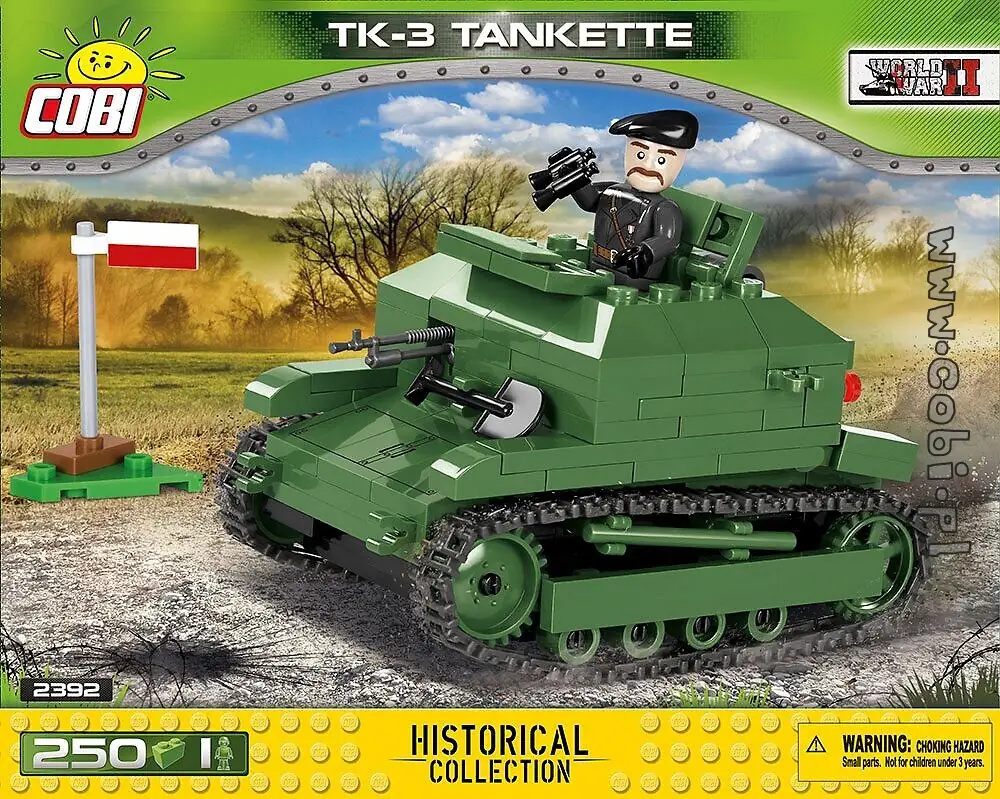 Cobi TK-3 Tankette • Set 2392 • SetDB • Merlins Bricks