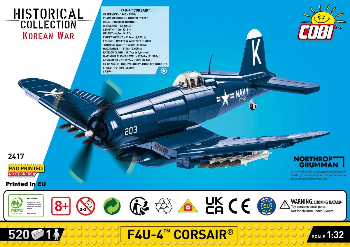 F4U-4 Corsair (COBI-2417) — Prix et comparaison | Brick Broker