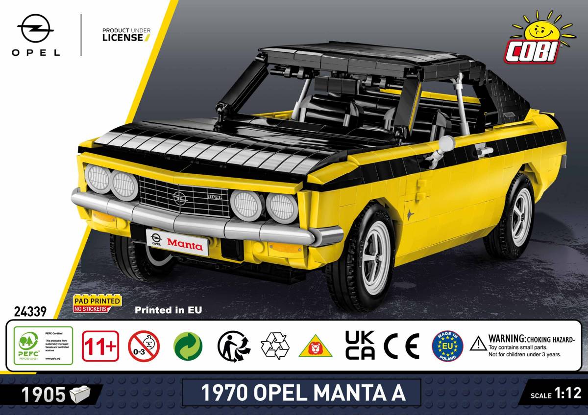 Opel Manta A 1970 (COBI-24339) — Prix et comparaison | Brick Broker