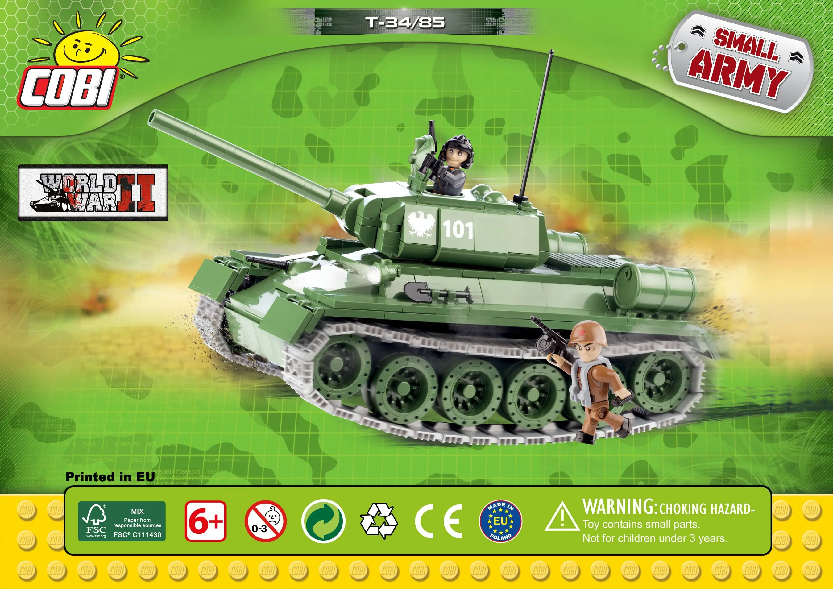 Cobi T-34/85 • Set 2452 • SetDB • Merlins Bricks