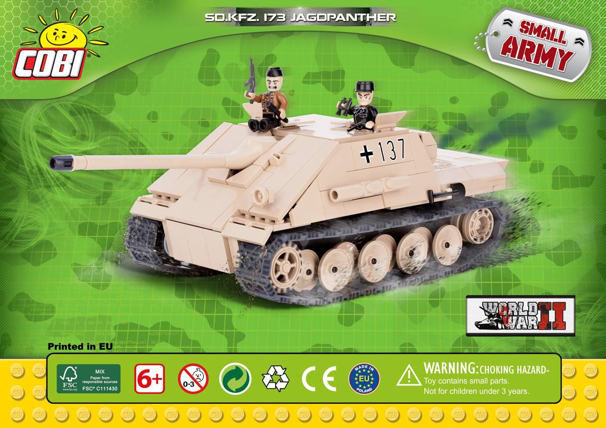 Cobi Sd.Kfz.173 Jagdpanther • Set 2473 • SetDB