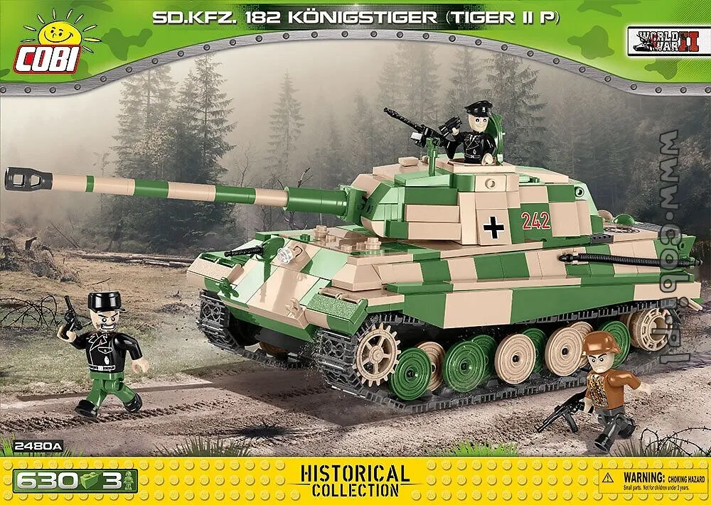 Cobi Tiger II PzKpfw VIB „Königstiger” German heavy tank