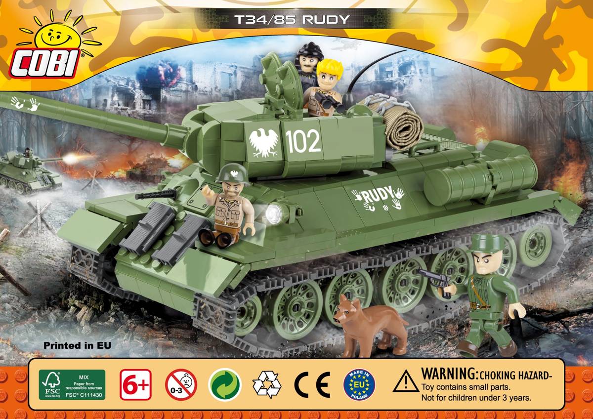 Rudy 102 T-34/85 (COBI-2486) — Prix et comparaison | Brick Broker