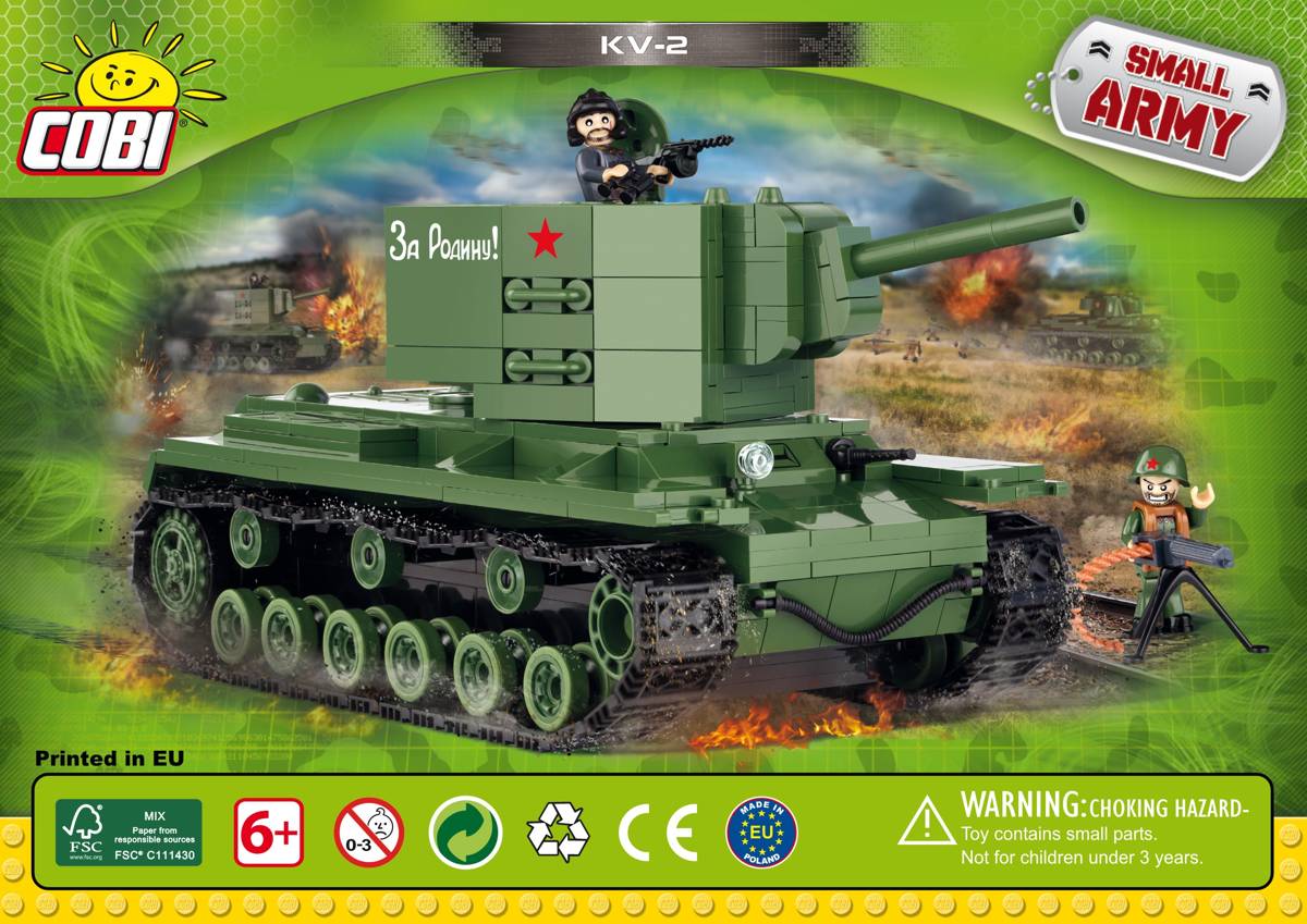 COBI 3039 Char soviétique KV-2 WORLD OF TANKS COBI 3039 Char soviétique KV-2 WORLD OF TANKS