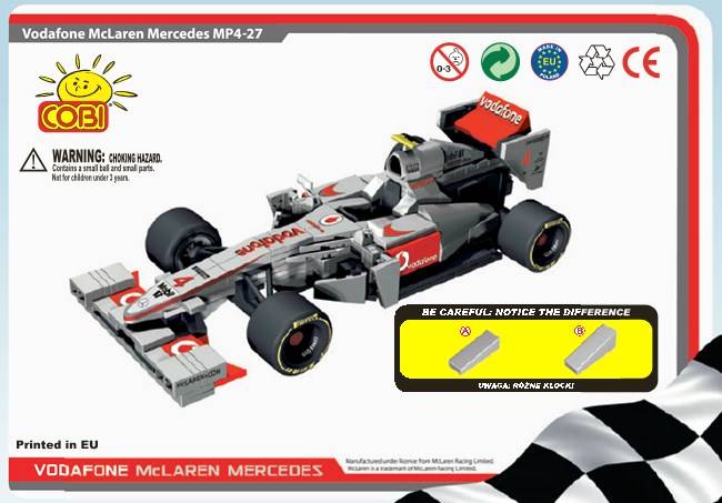McLaren MP4-27 Voiture 2012 (COBI-25253) — Prix et comparaison | Brick Broker