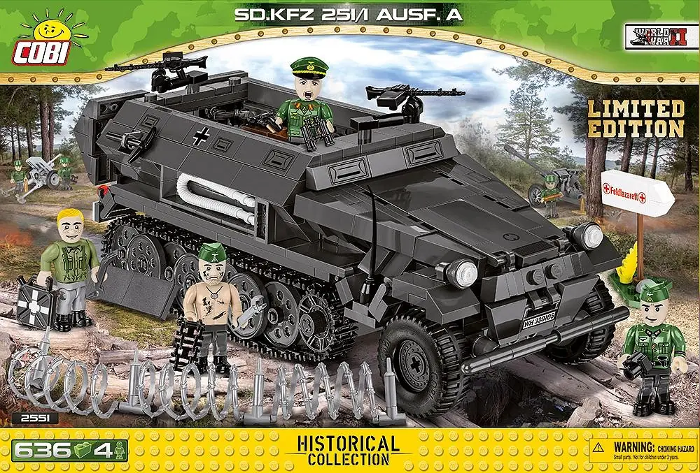 COBI Sd.Kfz. 251 Ausf. D 1:35スケールモデル 3049-sdkfz-251-box-back.webp