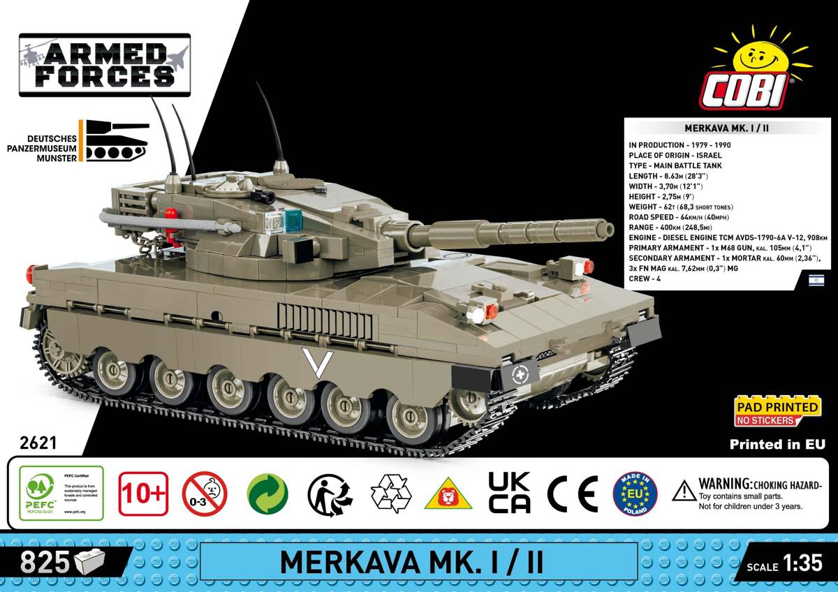 Merkava Mk. 1/2 (COBI-2621) — Prix et comparaison | Brick Broker
