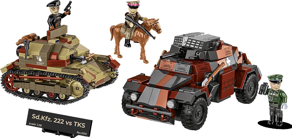 Cobi Sd.Kfz. 222 vs TKS Limited Edition • Set 2656 • SetDB