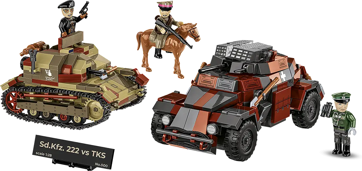 Cobi Sd.Kfz. 222 vs TKS Limited Edition • Set 2656 • SetDB