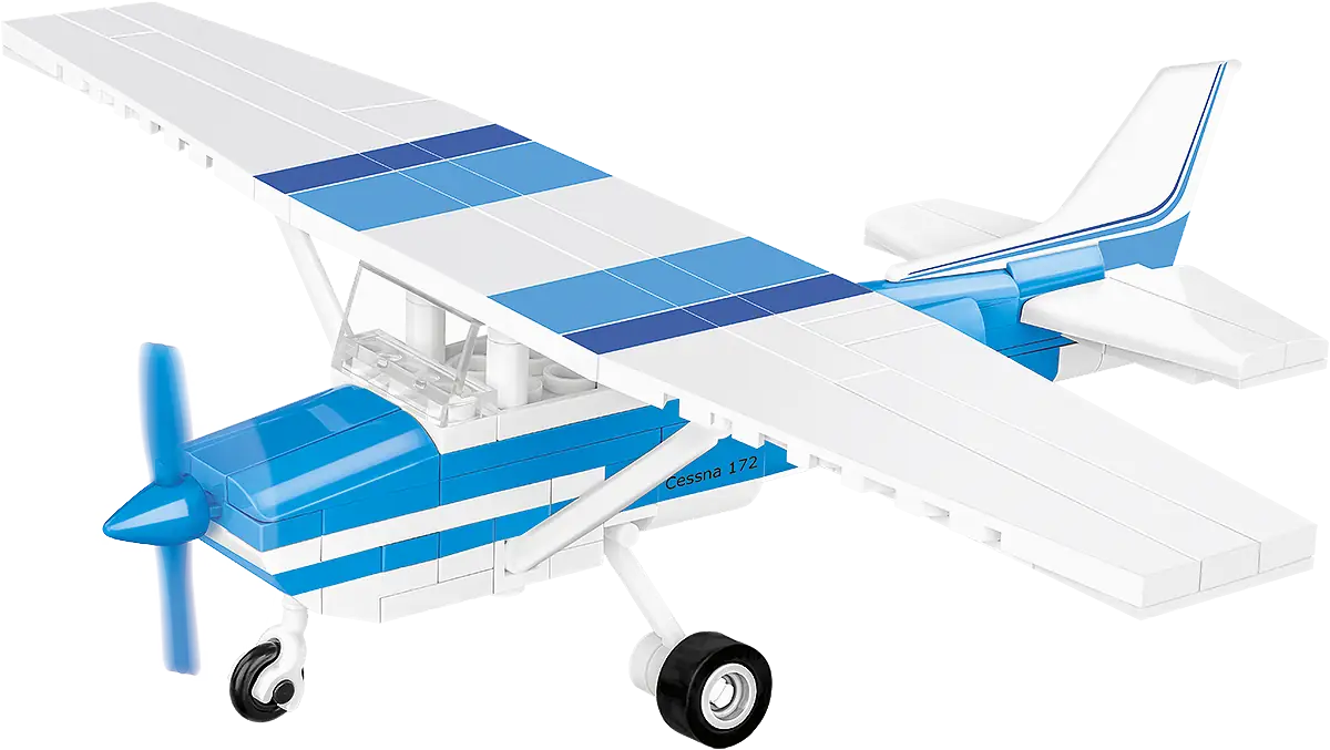 Cobi Cessna 172 Skyhawk-White-Blue • Set 26622 • SetDB