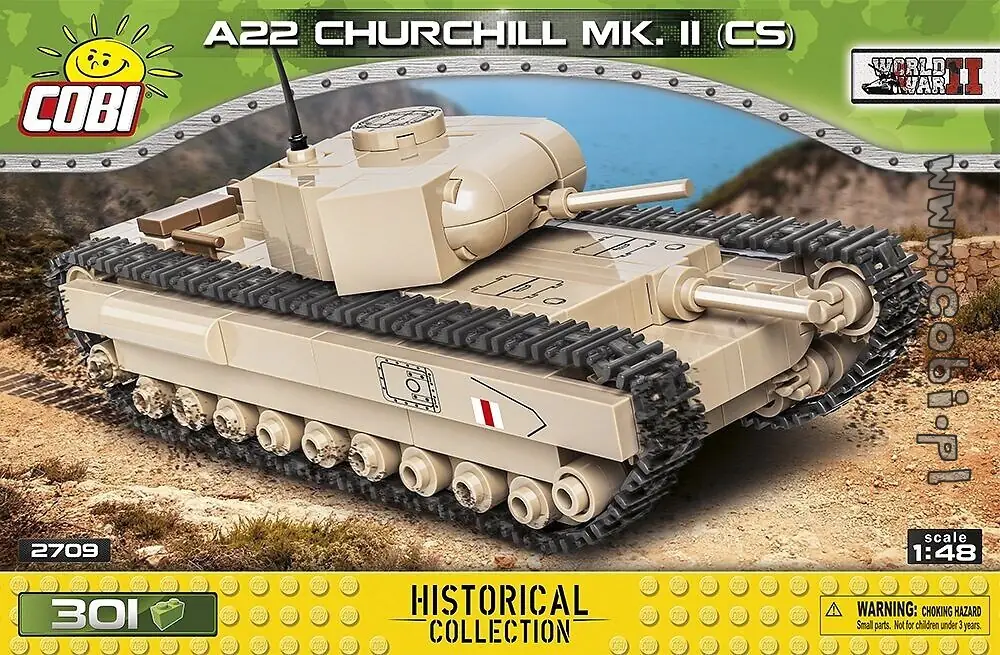 Cobi A22 Churchill Mk. II CS • Set 2709 • SetDB
