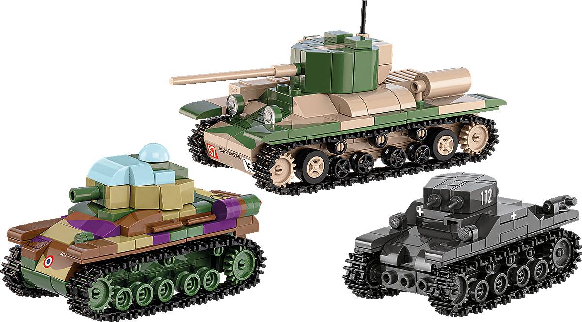 Renault R35 - Valentine IX - Panzer I (COBI-2740) — Prix et comparaison | Brick Broker