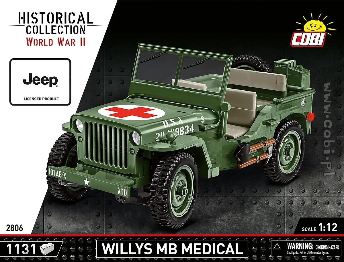 Cobi Willys MB Medical • Set 2806 • SetDB • Merlins Bricks