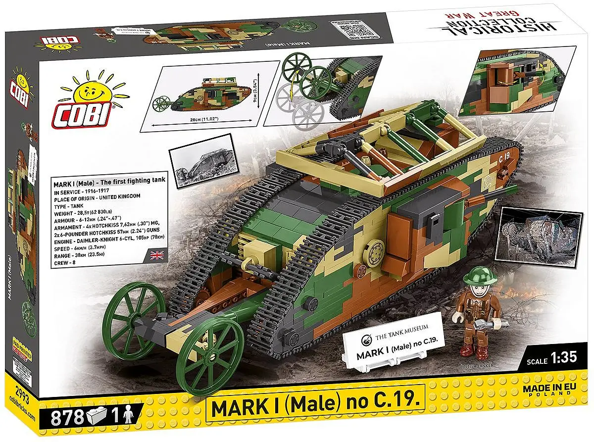 Cobi Mark I Male no C.19 • Set 2993 • SetDB • Merlins Bricks