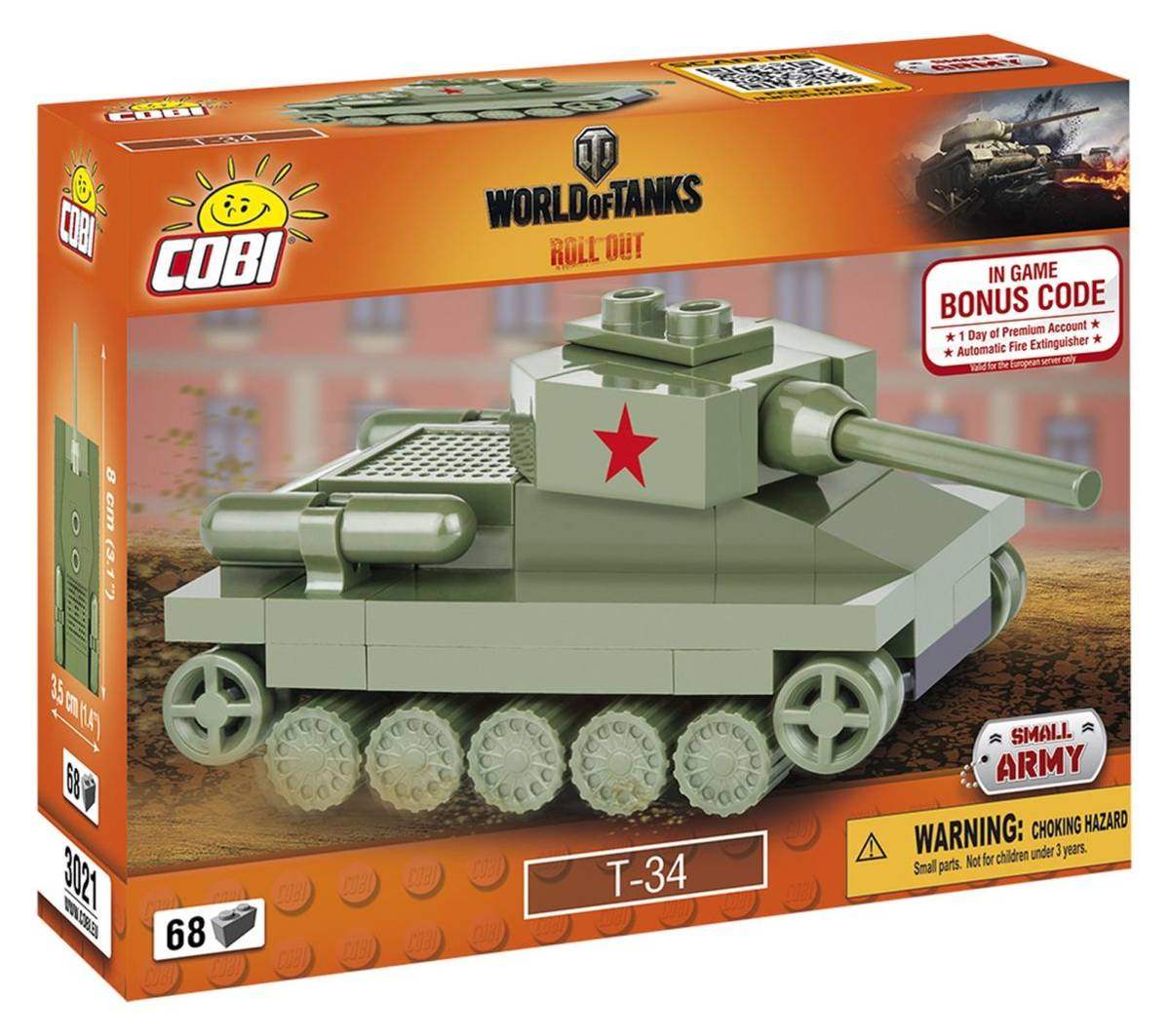 Char léger T34 Nano (COBI-3021) — Prix et comparaison | Brick Broker