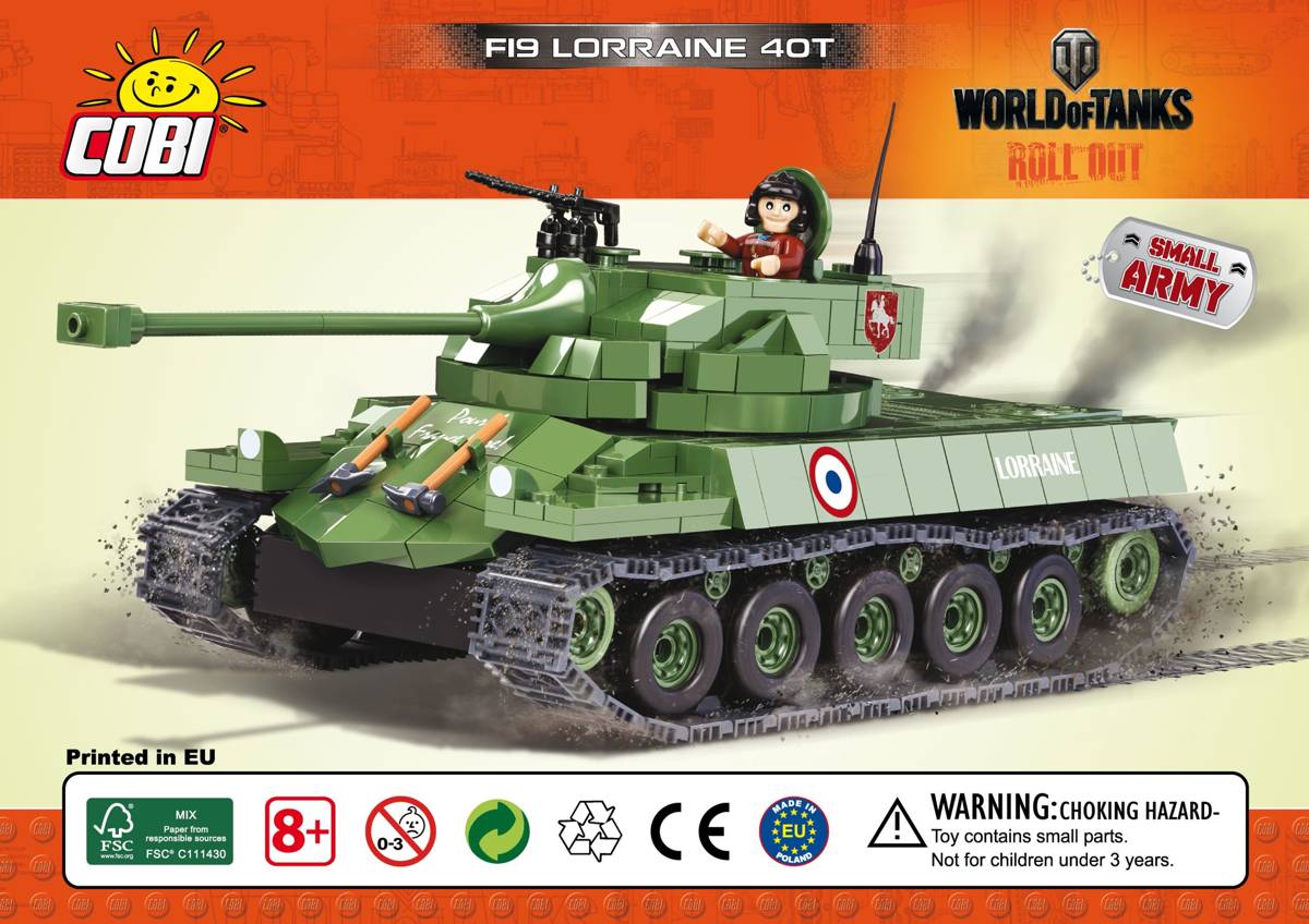 Cobi F19 Lorraine 40T • Set 3025 • SetDB • Merlins Bricks