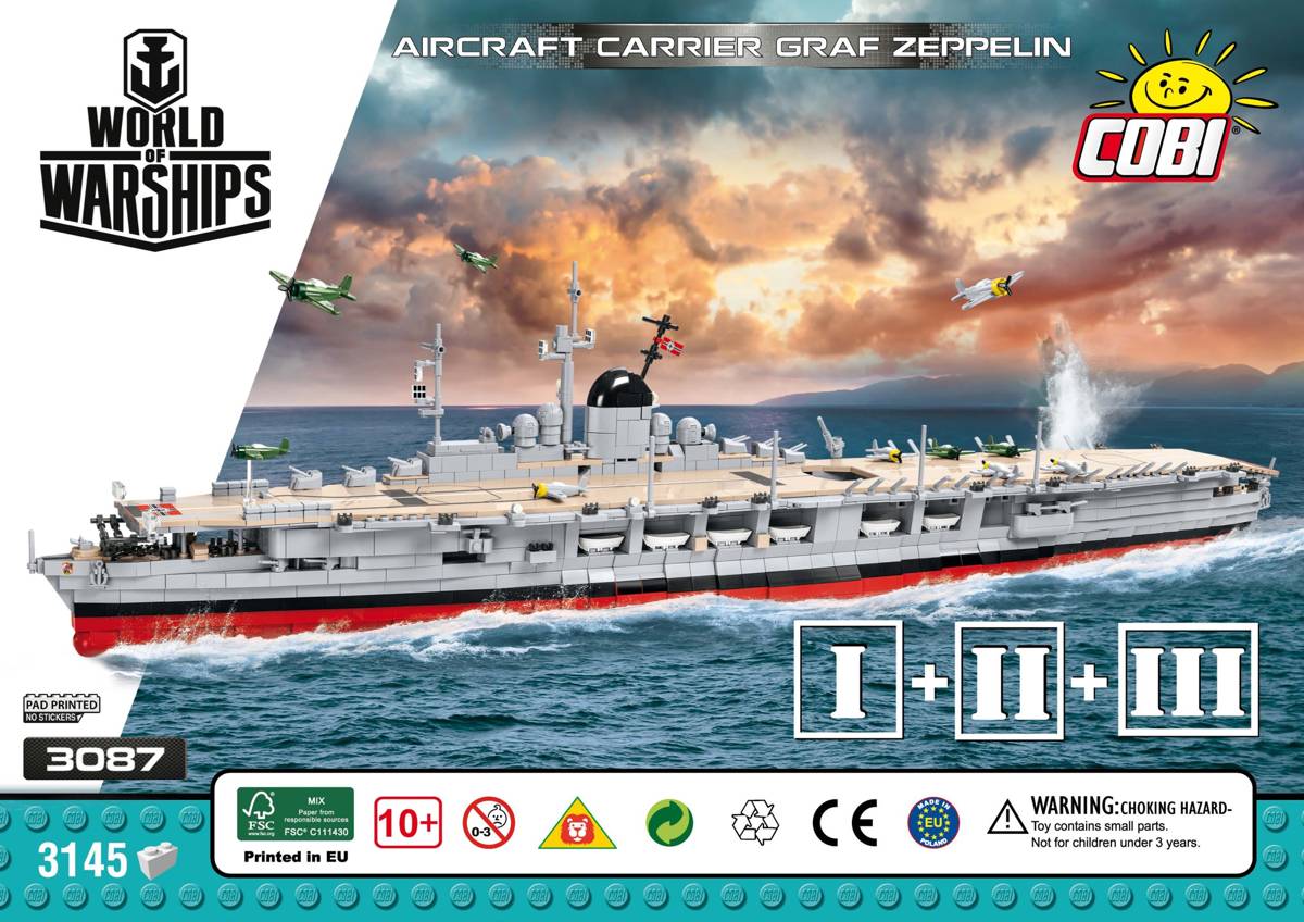 Porte-avions Graf Zeppelin Édition Limitée (COBI-3087) — Prix et comparaison | Brick Broker