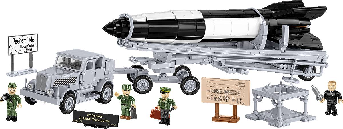 Fusée V2 & Transporteur SS100 - Édition Limitée (COBI-3119) — Prix et comparaison | Brick Broker