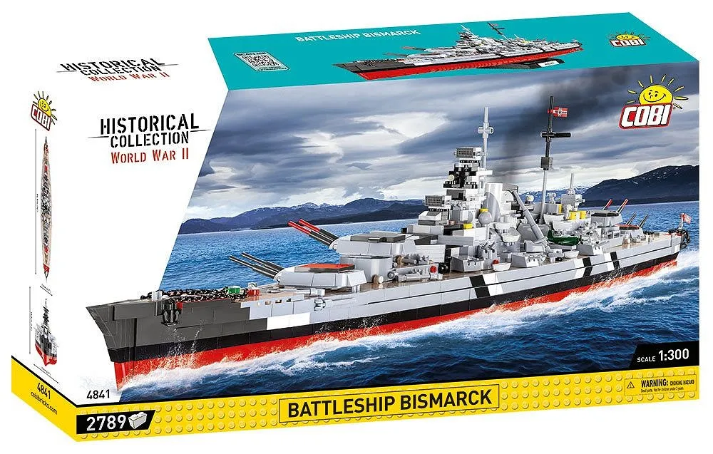 Cobi Battleship Bismarck • Set 4841 • SetDB • Merlins Bricks