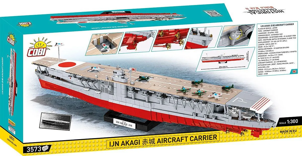Cobi IJN Akagi Aircraft Carrier • Set 4851 • SetDB