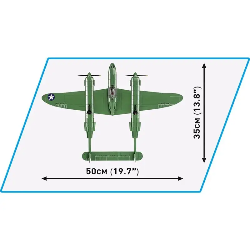 Jouet Avion militaire LOCKHEED P-38H Lightning - 545 Pièces COBI Jouet Avion militaire LOCKHEED P-38H Lightning - 545 Pièces COBI