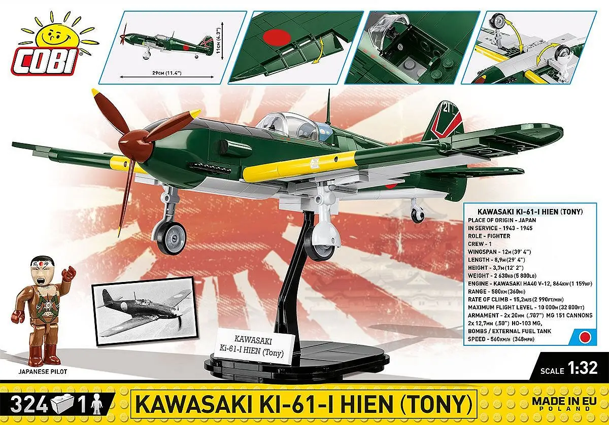 Cobi Kawasaki Ki-61-I Hien 'Tony • Set 5740 • SetDB