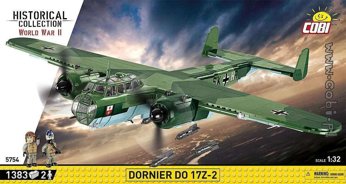 Cobi Dornier Do 17Z-2 • Set 5754 • SetDB • Merlins Bricks