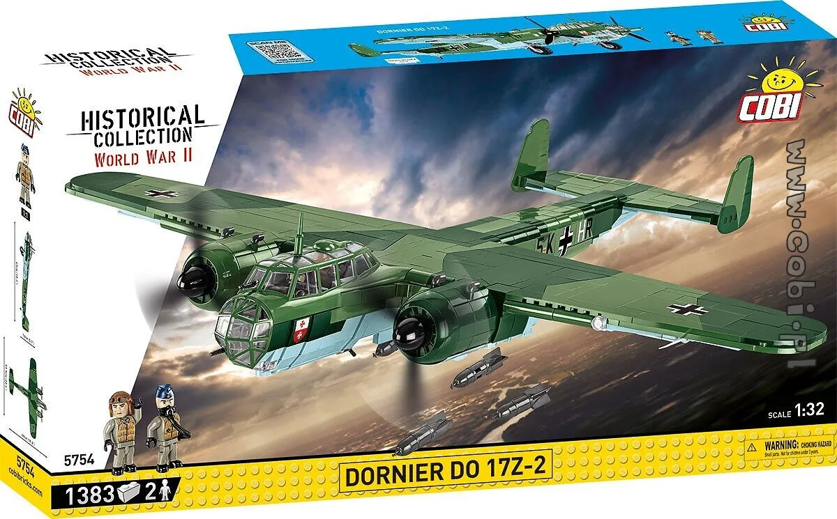Cobi Dornier Do 17Z-2 • Set 5754 • SetDB • Merlins Bricks