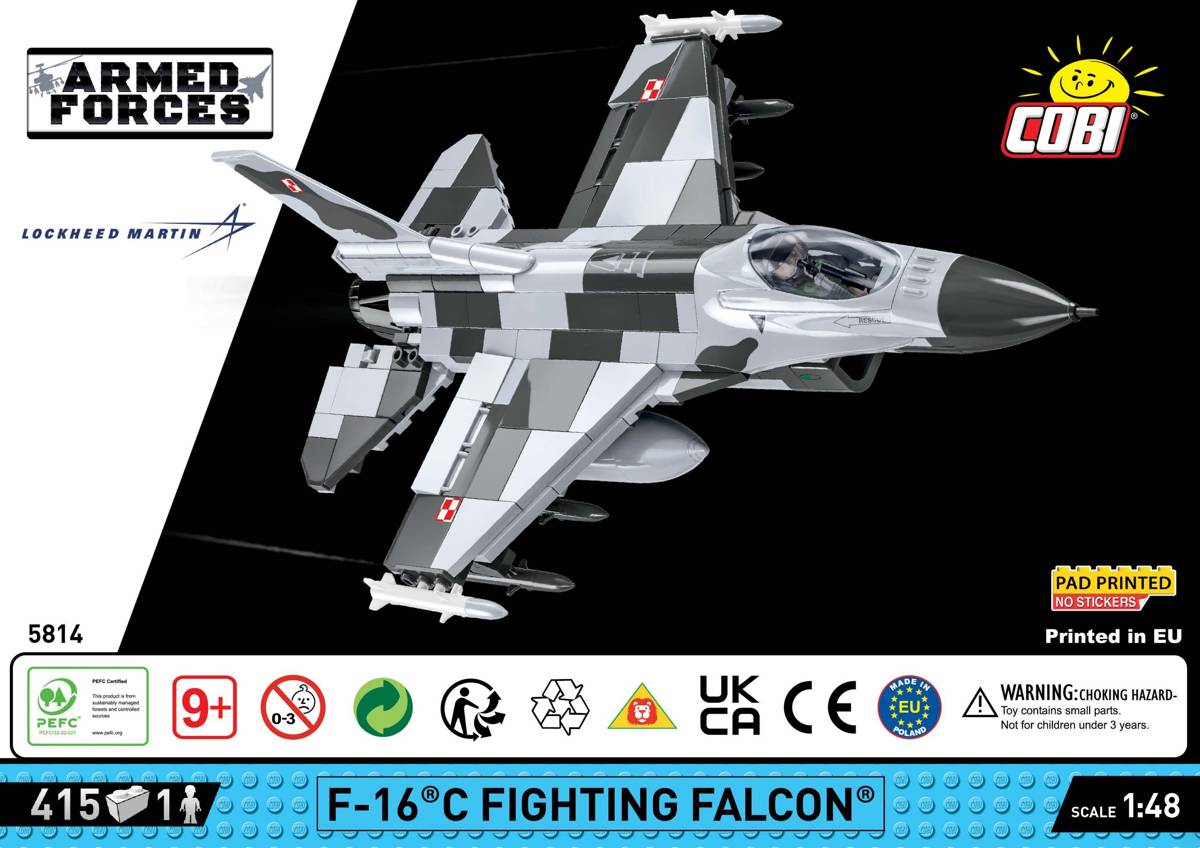 F-16C Fighting Falcon (POLOGNE) (COBI-5814) — Prix et comparaison | Brick Broker