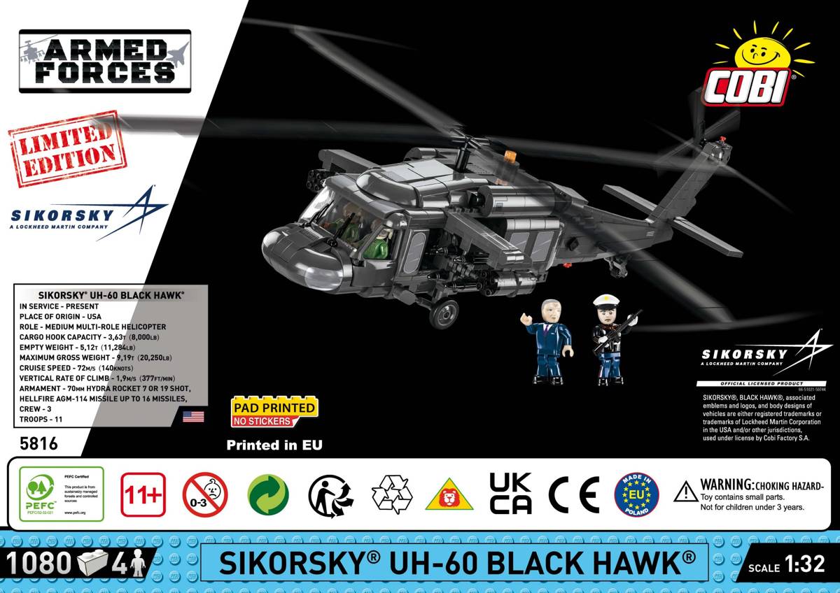 Black Hawk UH-60 - Édition Limitée (COBI-5816) — Prix et comparaison | Brick Broker