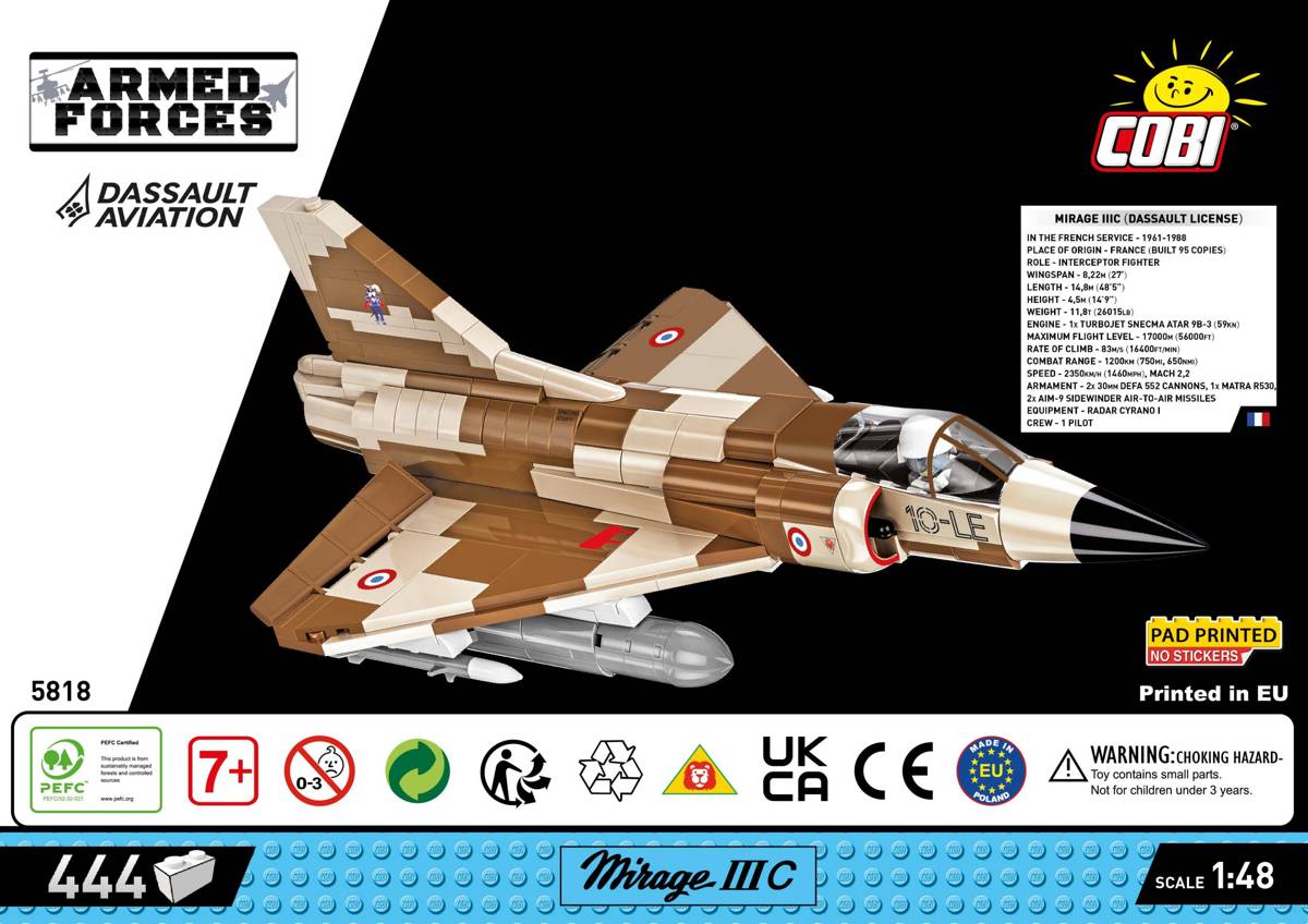 Mirage IIIC Vexin (COBI-5818) — Prix et comparaison | Brick Broker