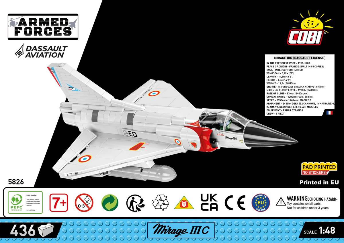 Mirage IIIC Cigognes (COBI-5826) — Prix et comparaison | Brick Broker