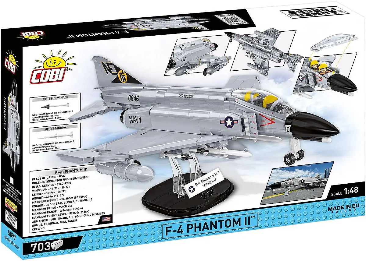 Cobi F-4 Phantom II USS Midway • Set 5897 • SetDB