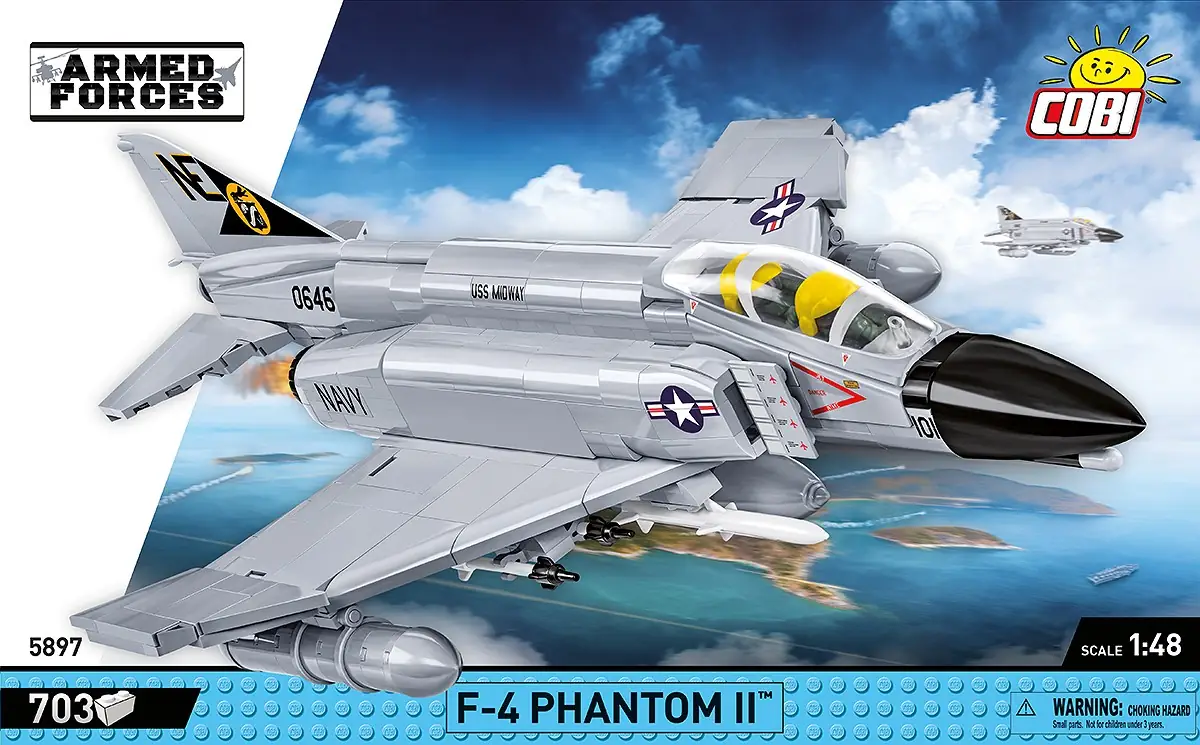 Cobi F-4 Phantom II USS Midway • Set 5897 • SetDB