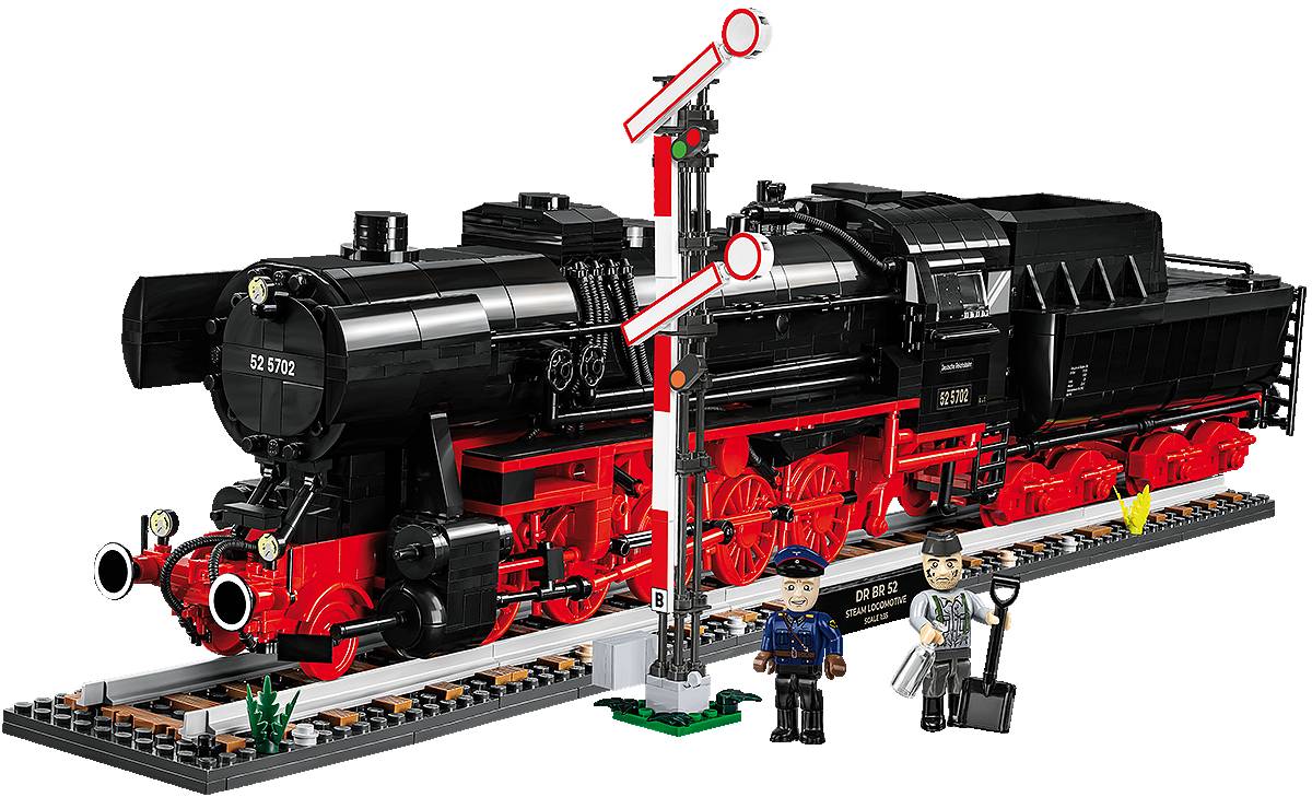 DR BR 52 Locomotive à vapeur et sémaphore ferroviaire (COBI-6287) — Prix et comparaison | Brick Broker
