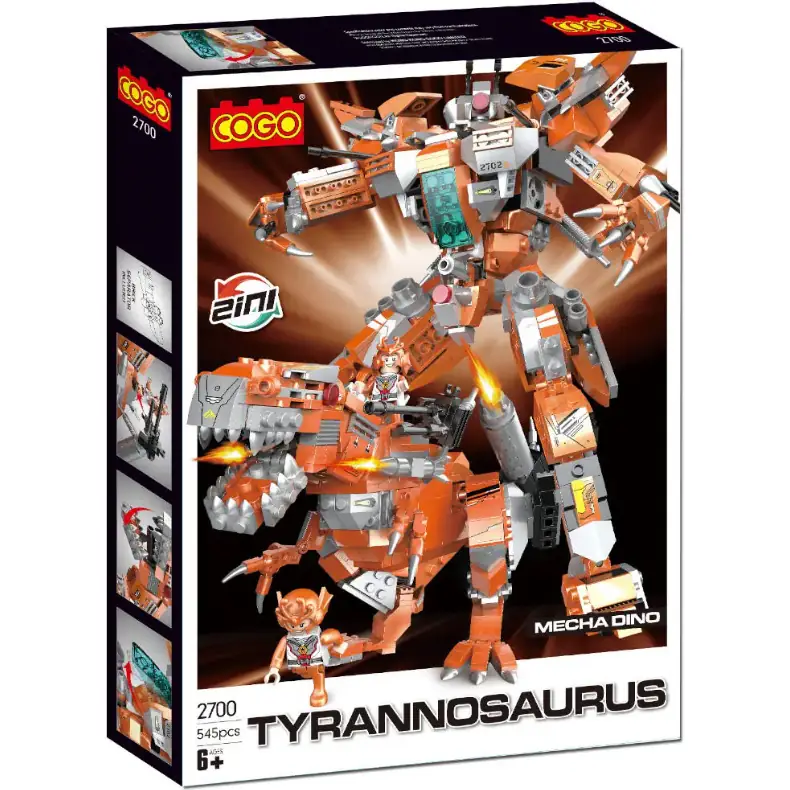 Cogo 2in1 Set Tyrannosaurus Robot • Set 2700 • SetDB