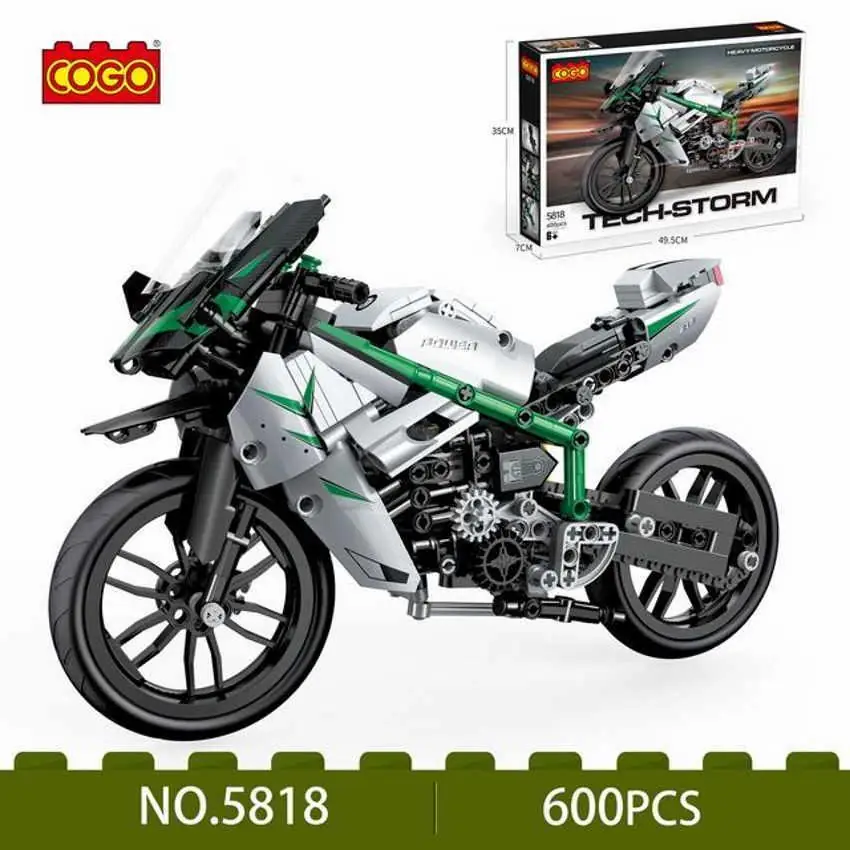 Cogo Motorcycle • Set 5818 • SetDB • Merlins Bricks