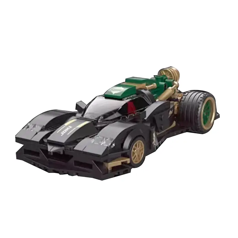 Decool Souped-up car Green galloping • Set KC020 • SetDB