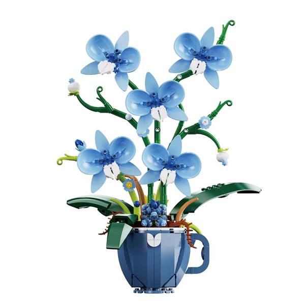 DK Blue Coffee Cup Orchid • Set 3004 • SetDB