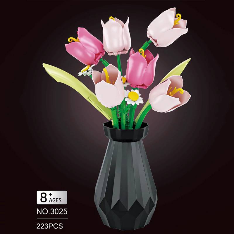 DK Tulip Bouquet • Set 3025 • SetDB • Merlins Bricks